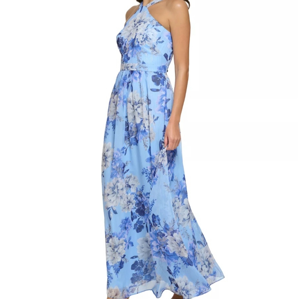 Vince Camuto Floral Chiffon Dress